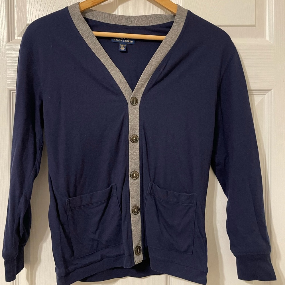 Ralph Lauren spring cardigan in navy